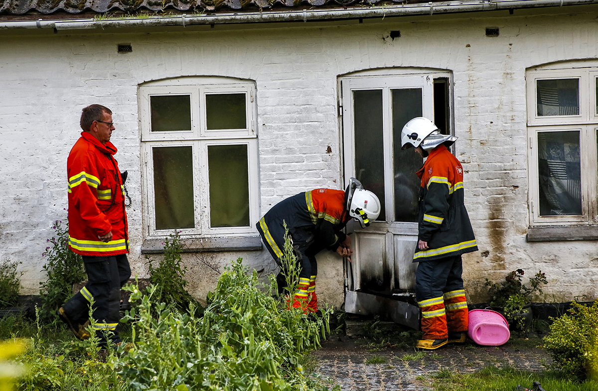 Påsat brand på ejendom ved Sæsing Påsat brand på ejendom ved Sæsing