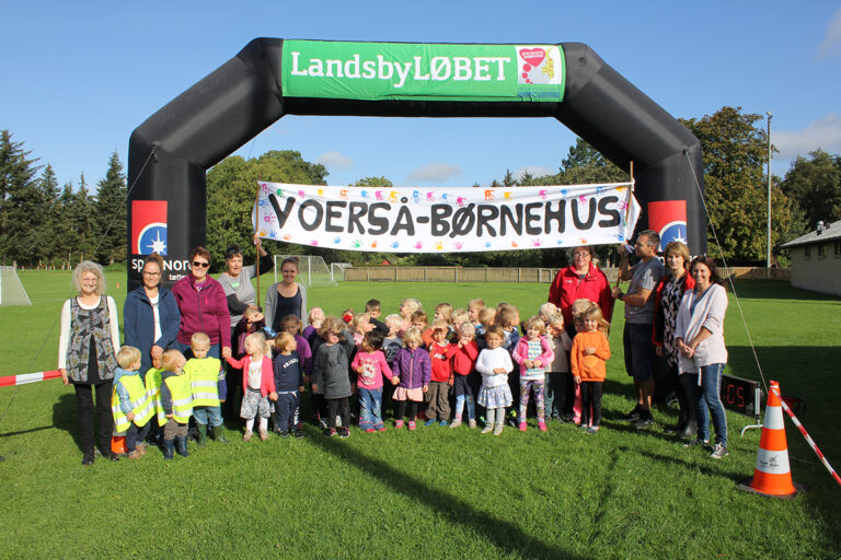 Landsbyløbsfest i Voerså Børnehus