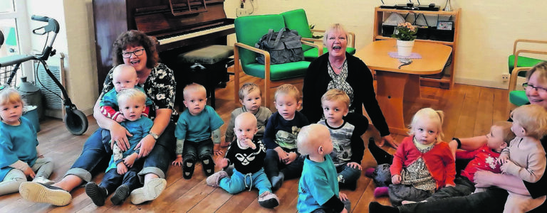 Små gæster på besøg i Hyggekrogen