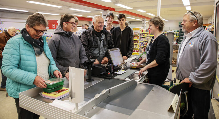 Flot modtagelse af den nye NærKØB købmand i Hørby