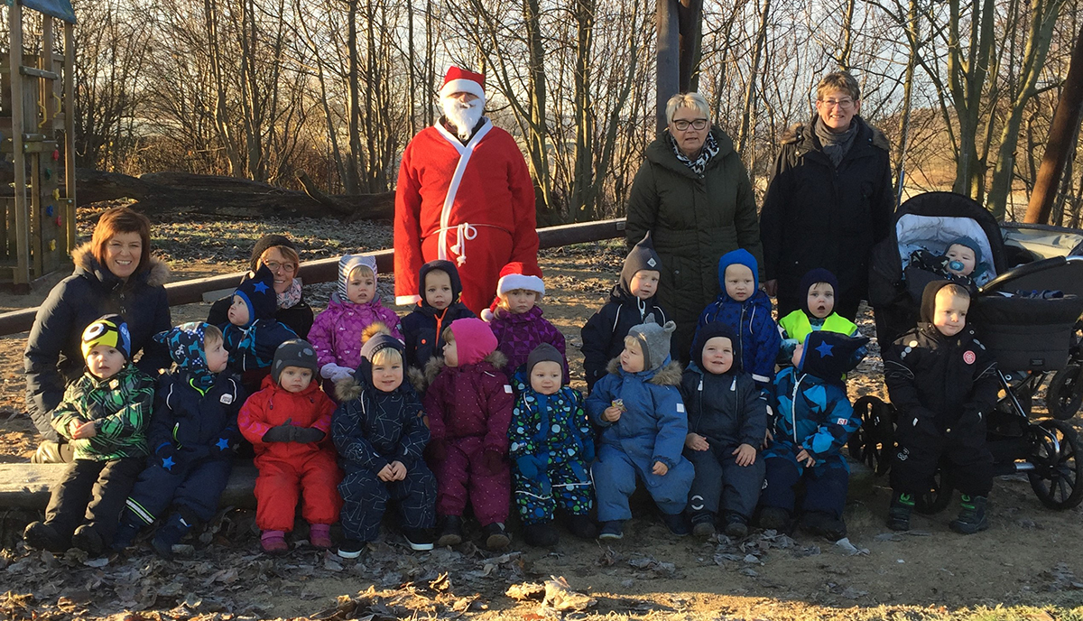 Juletravlhed hos de kommunale dagplejere Juletravlhed hos de kommunale dagplejere