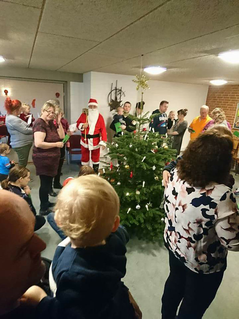 Juletræsfest hos de private dagplejere