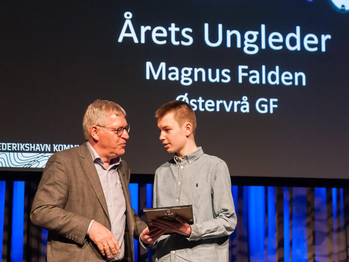 Magnus er Årets Ungleder i Frederikshavn Kommune Magnus er Årets Ungleder i Frederikshavn Kommune