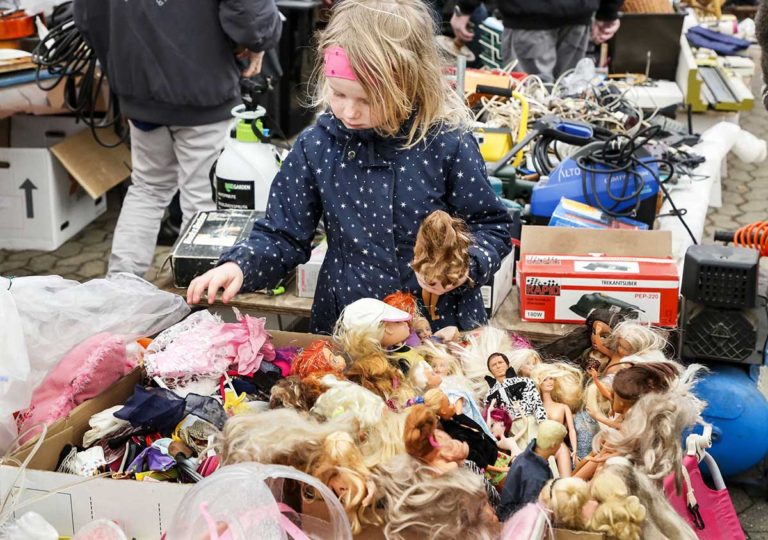 Mange kiggede forbi  spejdernes lopper