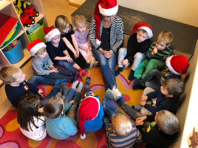 Dybvad Børnehave har travlt op til jul
