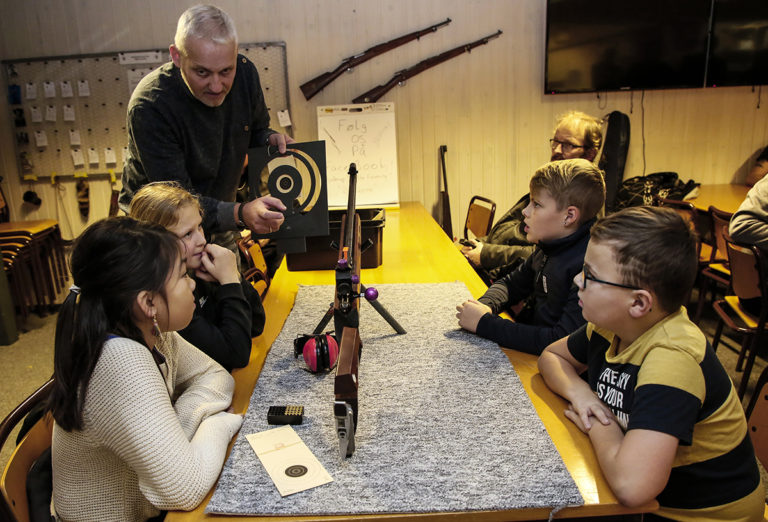 Flauenskjold Skole til Landsdelsfinale  i Skoleskydning