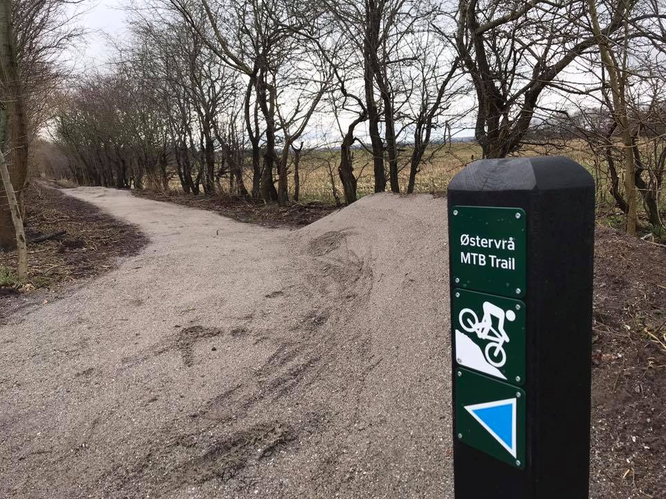 OnTrail på MTB spor i Østervrå OnTrail på MTB spor i Østervrå