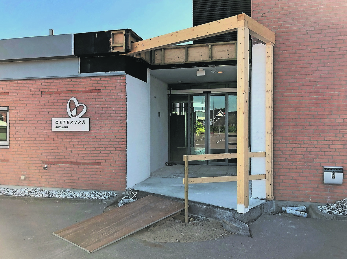 Nyt indgangsparti på vej Nyt indgangsparti på vej