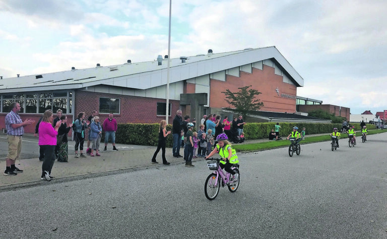 Skolebørn cyklede 63,75 kilometer for den gode sag