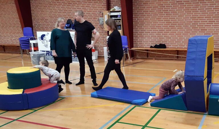 Leg og bevægelse i Flauenskjold Hallen