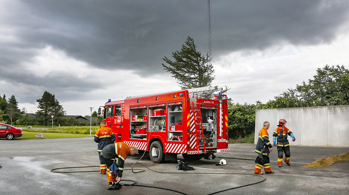 Brand hos Hedegård Brand hos Hedegård