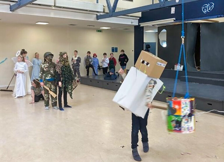 Coronasikker fastelavn på Torslev Skole
