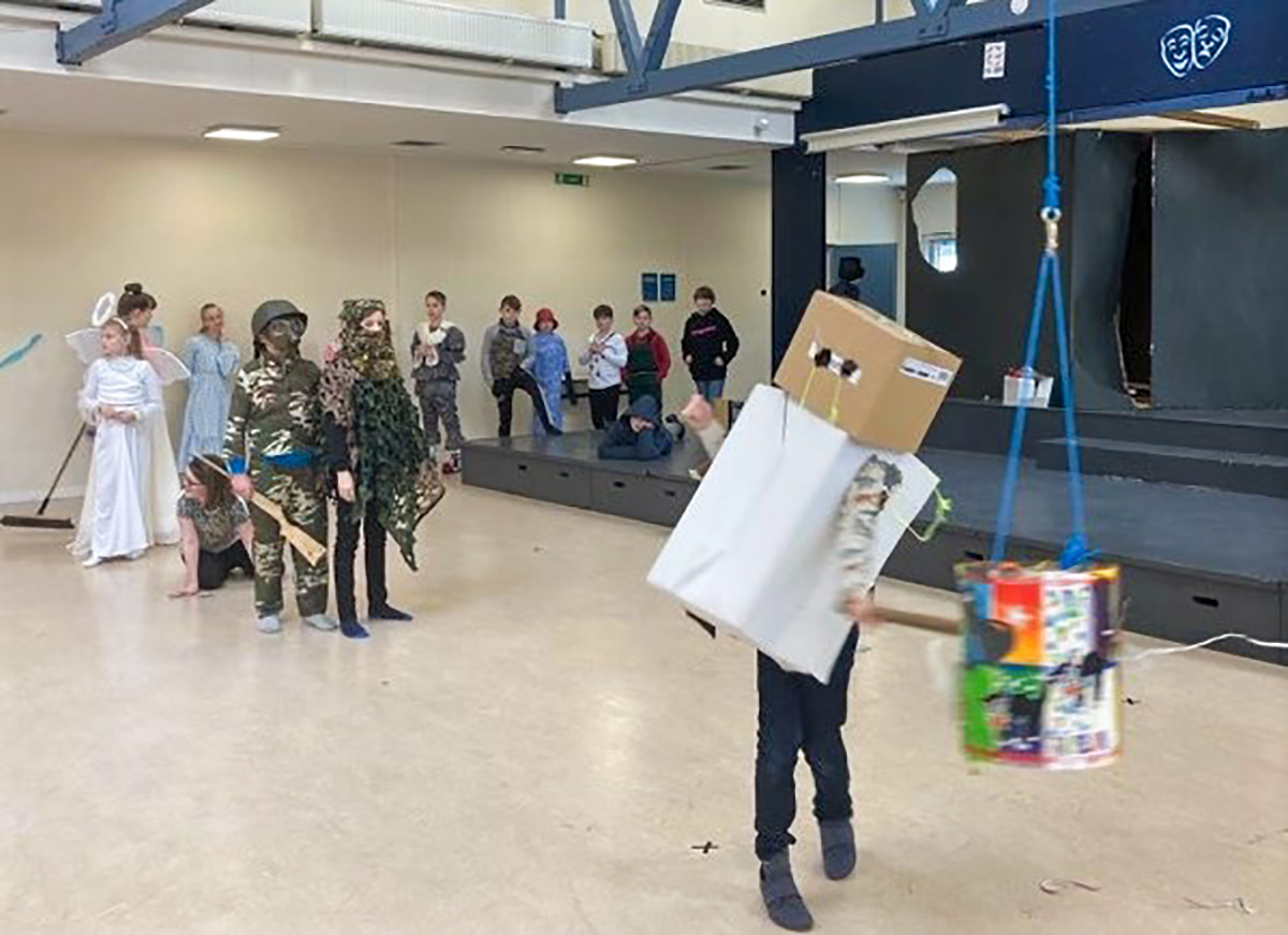 Coronasikker fastelavn på Torslev Skole Coronasikker fastelavn på Torslev Skole