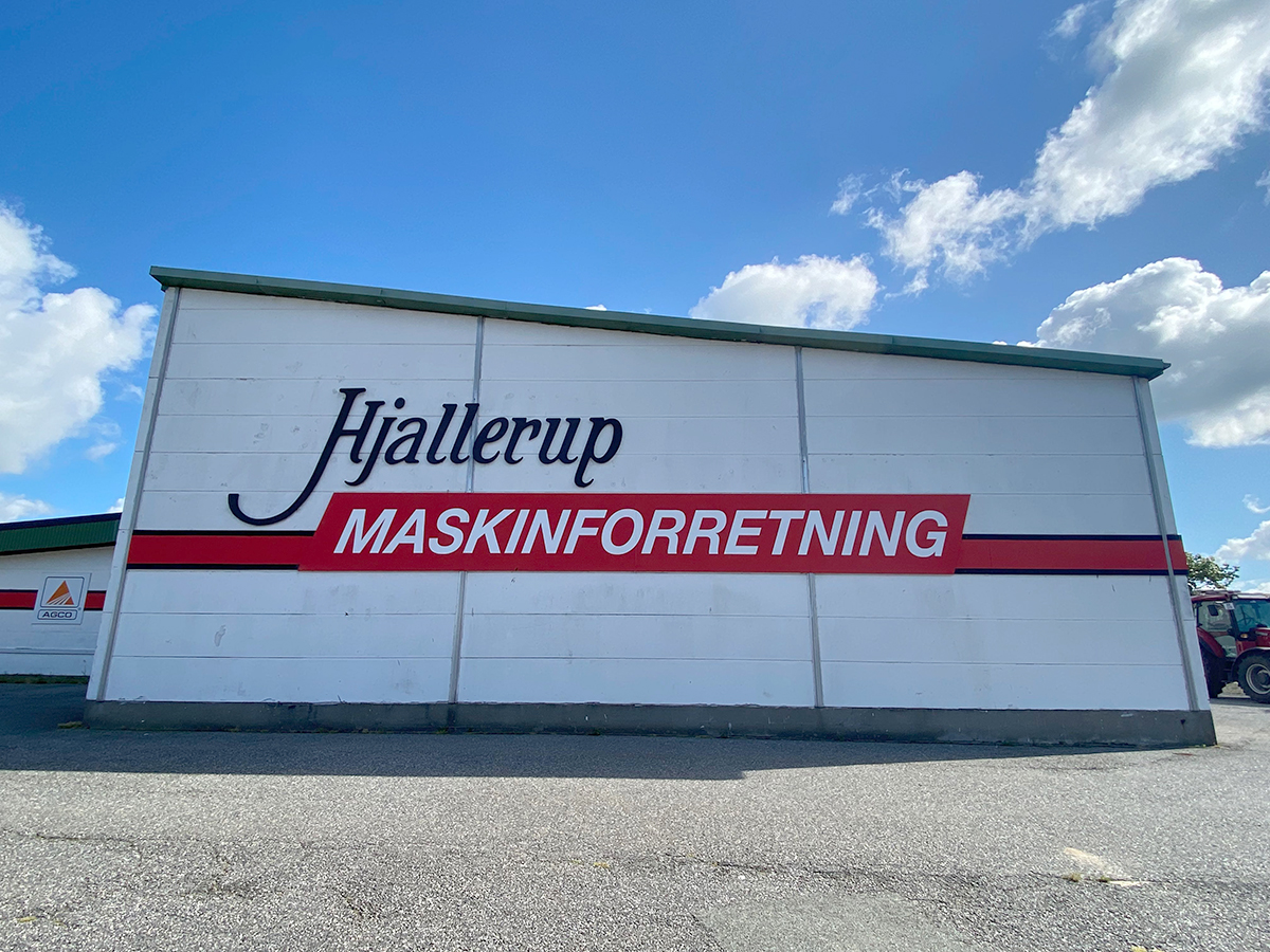 Lokalerne fra det tidligere Hjallerup Maskinforretning slår dørene op den 5. juli Lokalerne fra det tidligere Hjallerup Maskinforretning slår dørene op den 5. juli
