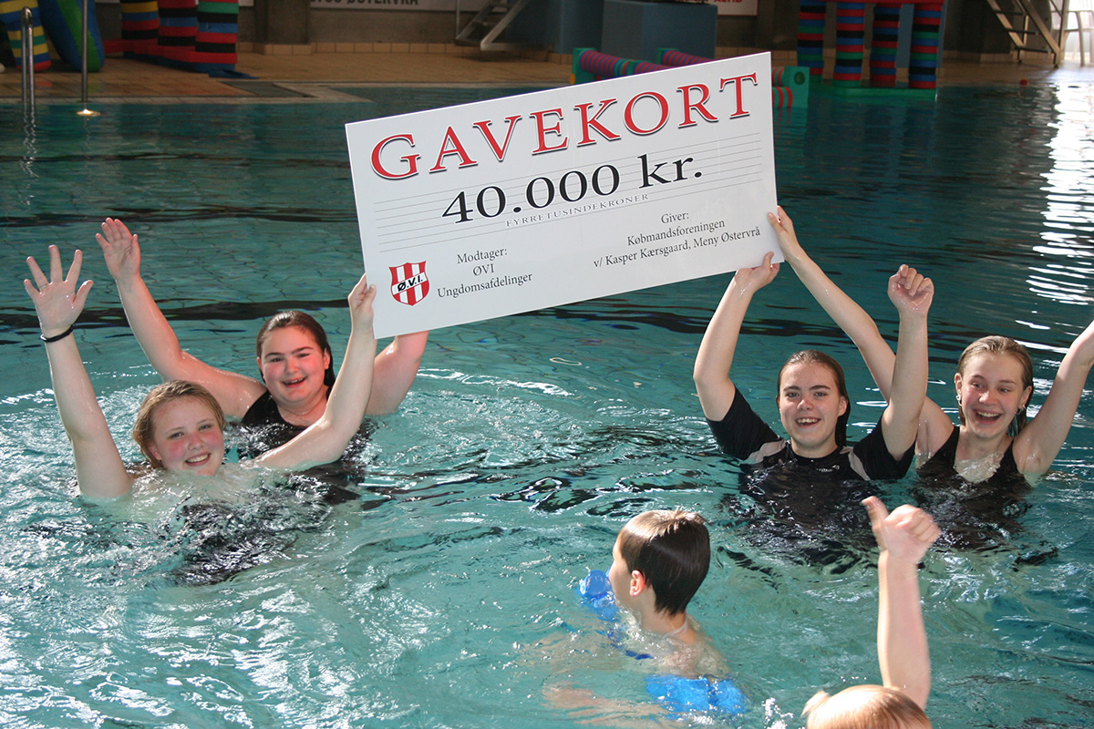 Flot donation til ØVIs ungdomsrækker Flot donation til ØVIs ungdomsrækker