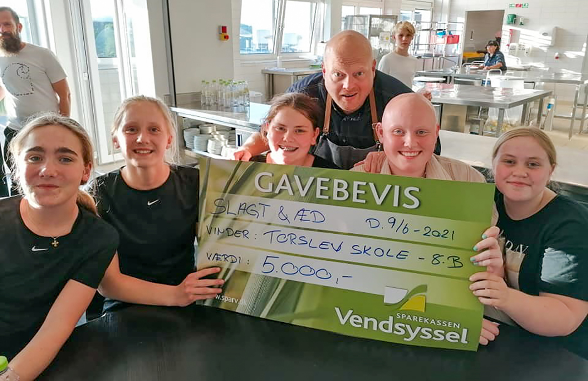 Torslev Skoles 8. B løb med sejren Torslev Skoles 8. B løb med sejren