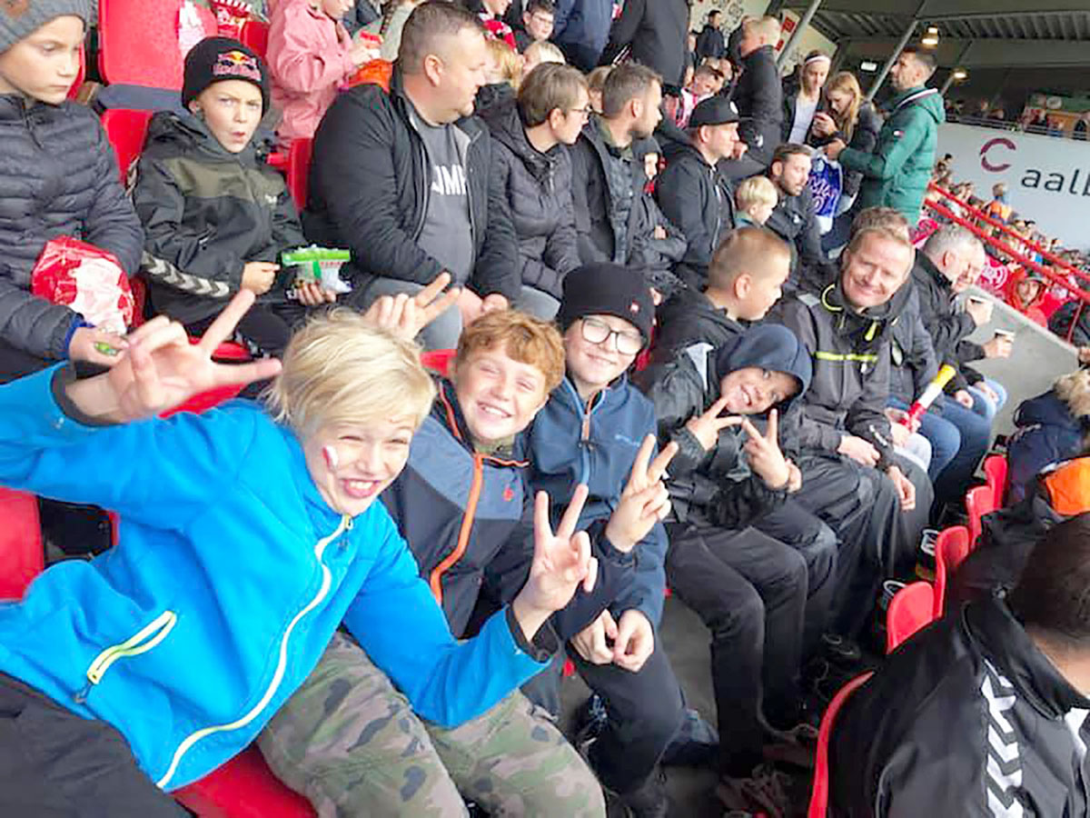 Fed fodboldoplevelse for Østervråspillere Fed fodboldoplevelse for Østervråspillere