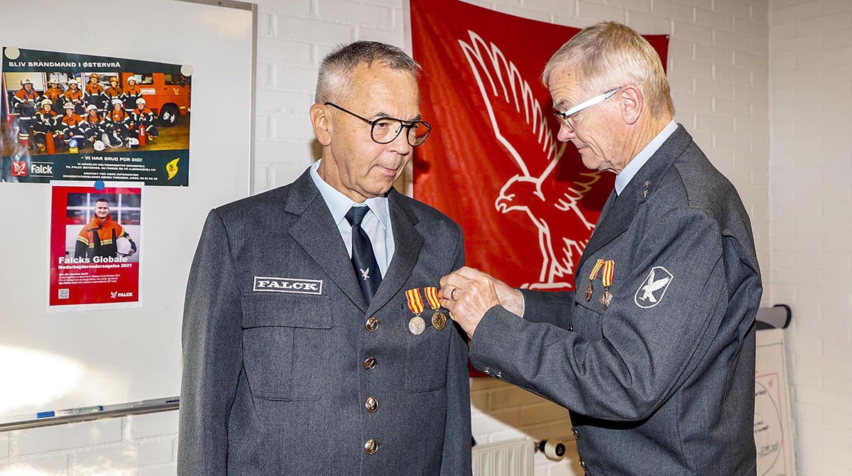 Kaj har været brandmand i 40 år Kaj har været brandmand i 40 år