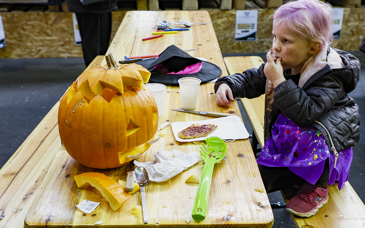 Stor tilslutning til halloween i Dybvad Stor tilslutning til halloween i Dybvad