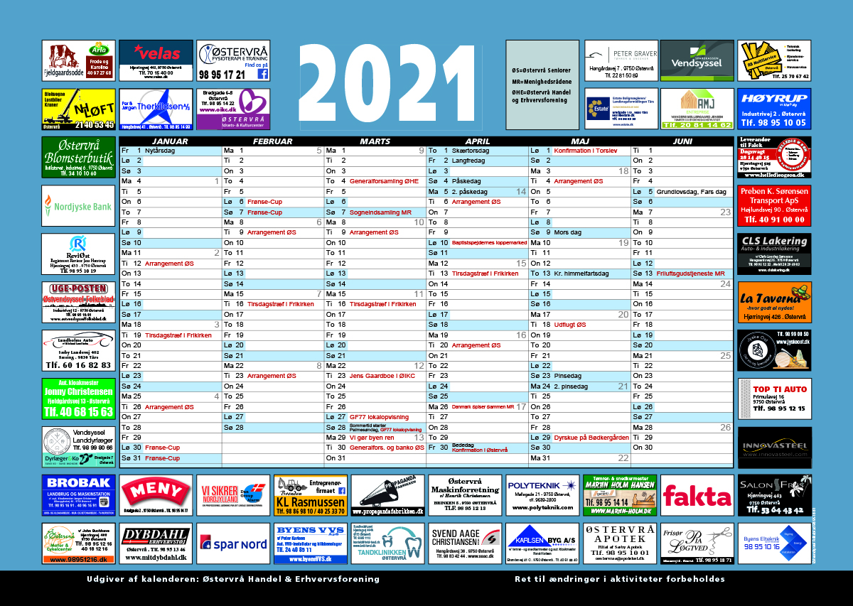 Østervråkalenderen 2022 Østervråkalenderen 2022