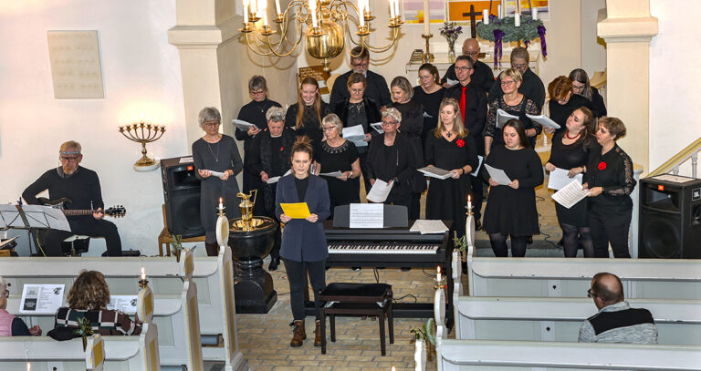 Julekoncert med stor energi og sangglæde