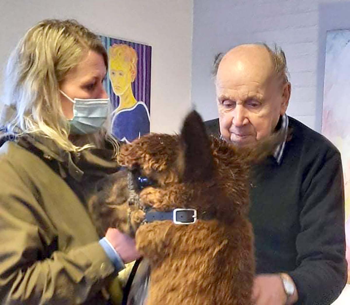 To usædvanlige gæster på Østervrå Ældrecenter To usædvanlige gæster på Østervrå Ældrecenter
