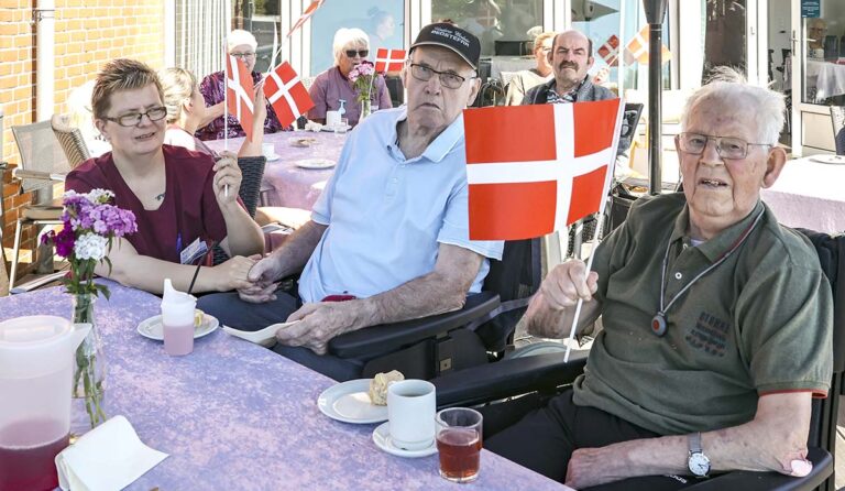 Richard Ragnvald besøgte Dybvad Ældrecenter