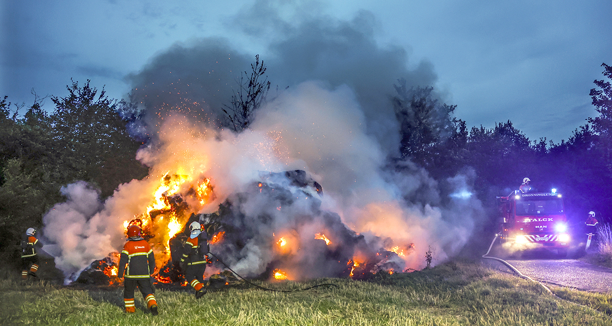 Skov truet af brand Skov truet af brand