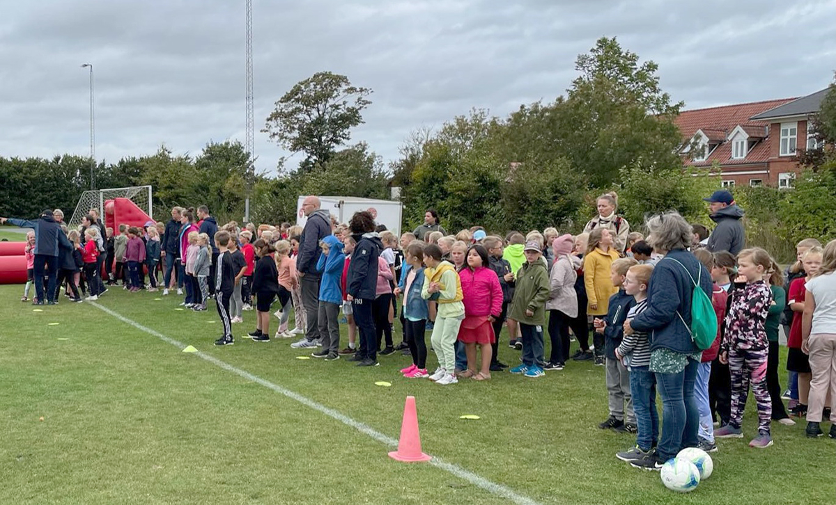 150 børn havde en fest på Østervrå Stadion 150 børn havde en fest på Østervrå Stadion