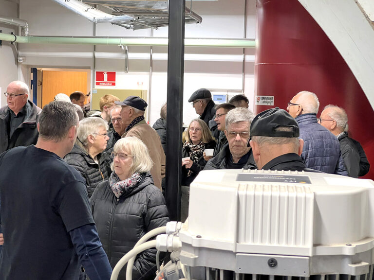 Mange kiggede forbi Østervrå Varmeværk 