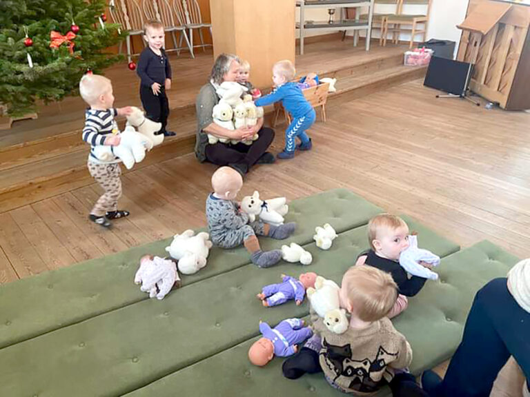 De små trodsede vinterens kulde