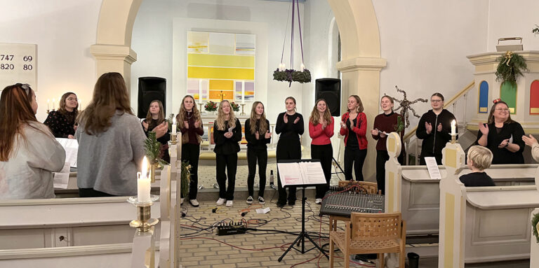 Julestemning med dejlige pigestemmer