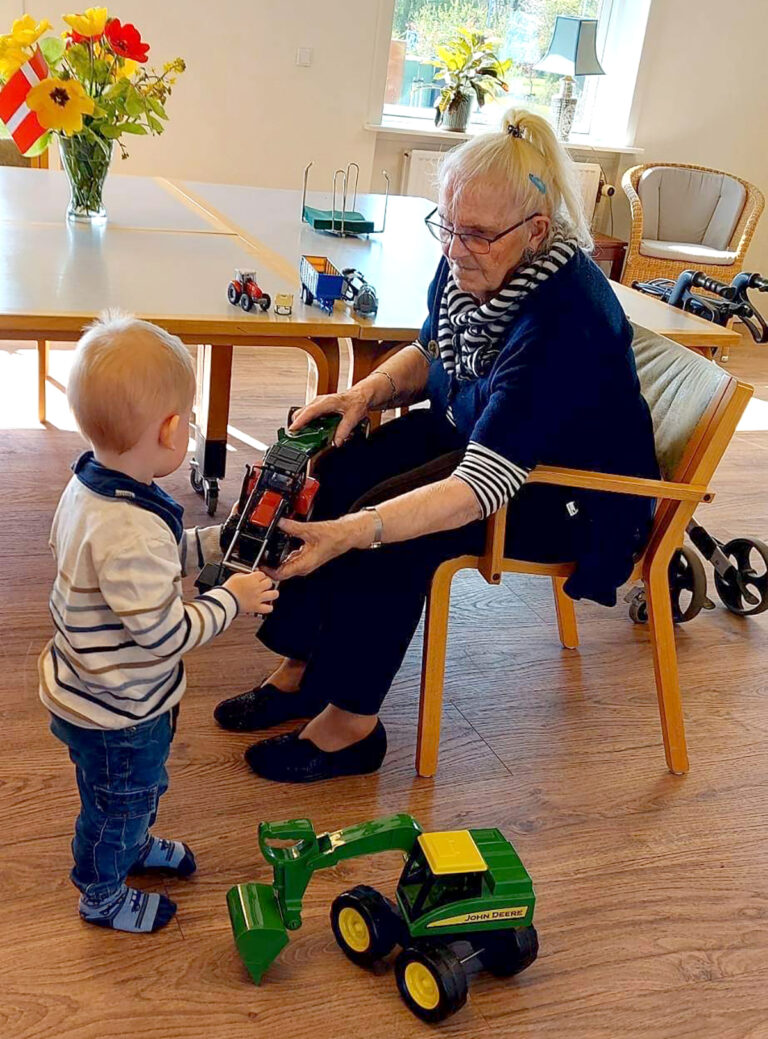 Dagplejedag på Dybvad Ældrecenter