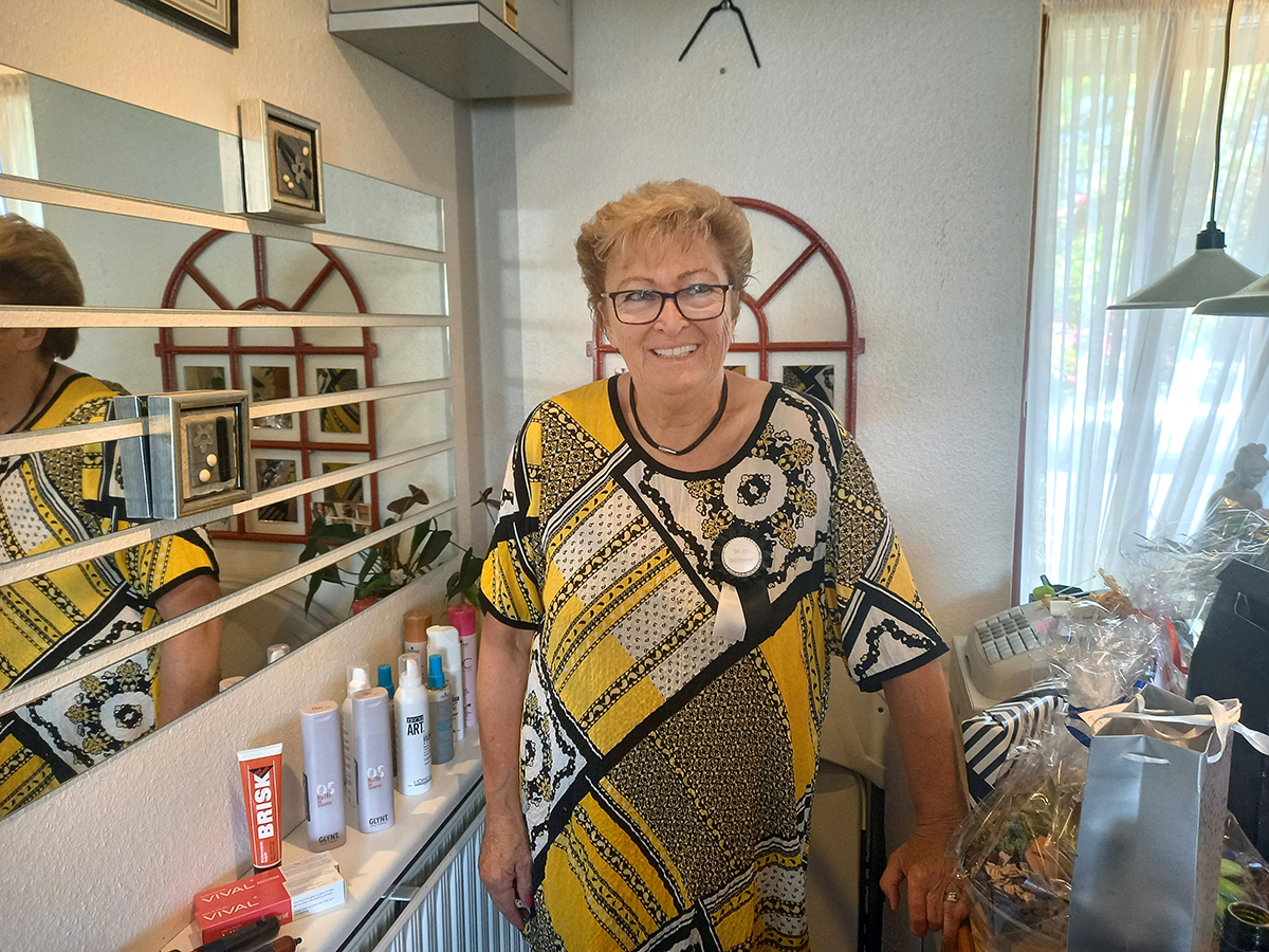 50 år med egen frisørsalon 50 år med egen frisørsalon