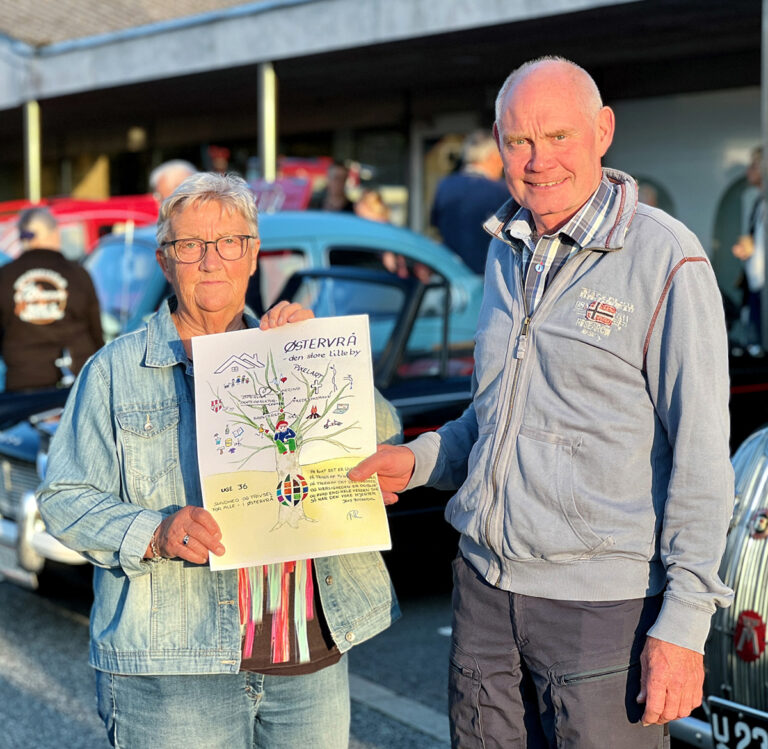 Merete har tegnet plakaten