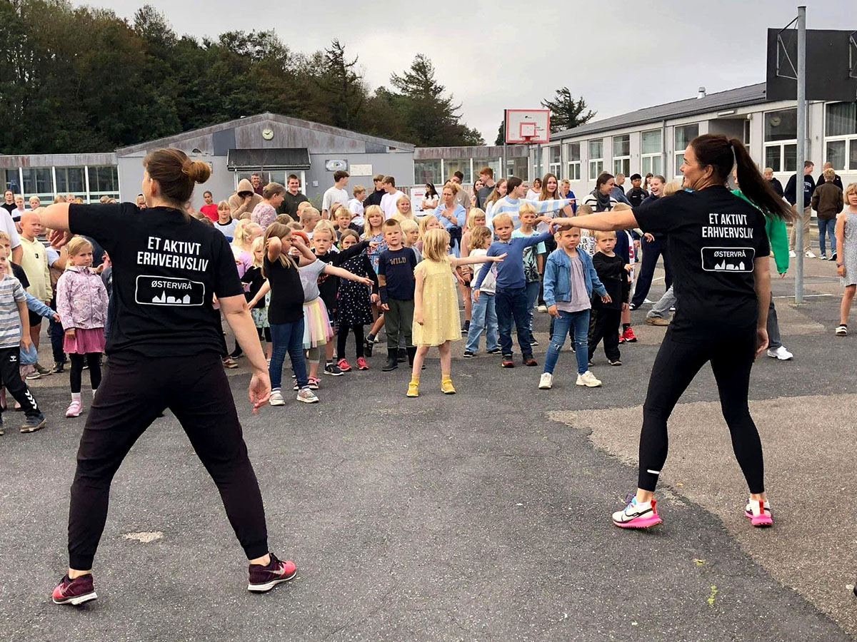 Østervrå stod sammen om trivsel og sundhedi Verdensmålsugen Østervrå stod sammen om trivsel og sundhedi Verdensmålsugen