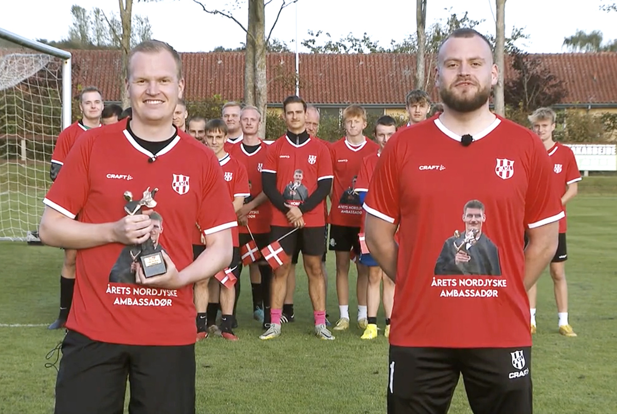 Joakim Mæhle ”Årets Nordjyske Ambassadør” Joakim Mæhle ”Årets Nordjyske Ambassadør”