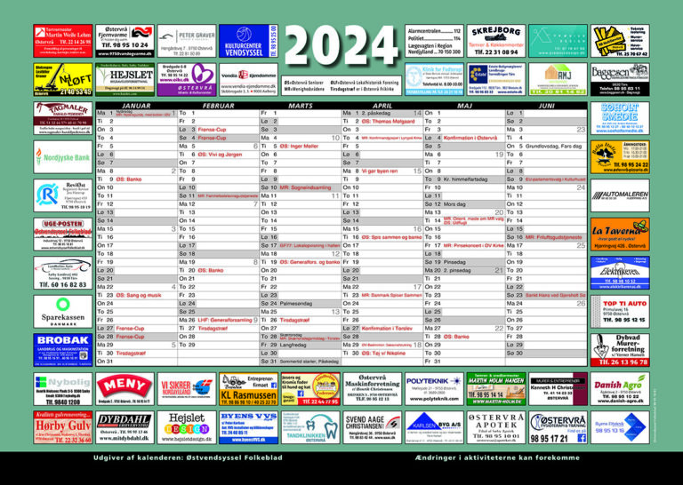 Østervråkalenderen 2025