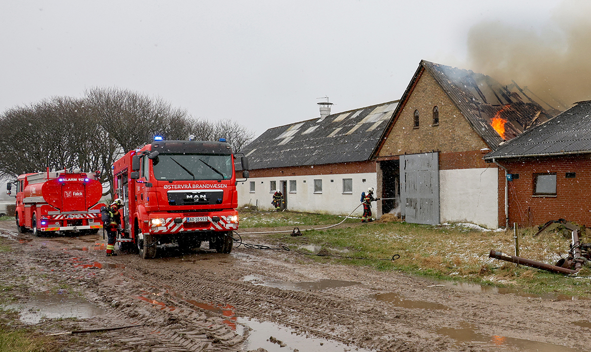 Brand i lade Brand i lade