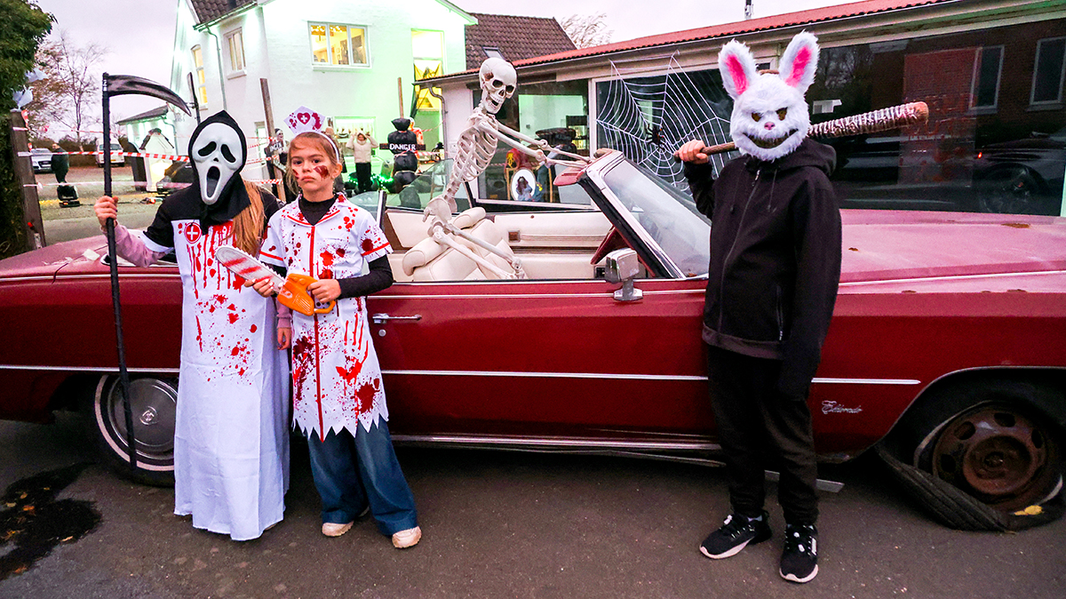Halloween over det hele – det var godt nok uhyggeligt Halloween over det hele – det var godt nok uhyggeligt