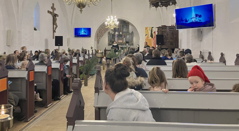Julegudstjeneste og Luciaoptog i Skæve Kirke