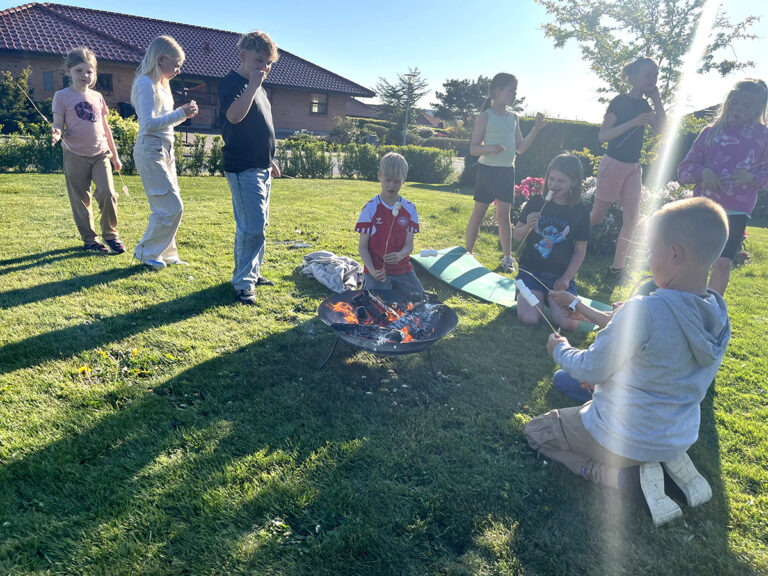 Minikonfirmander afsluttet med pizza og skumfiduser