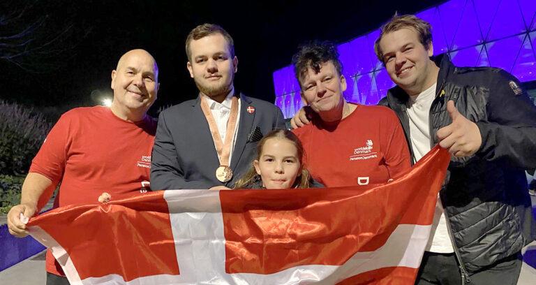 Magnus fik en 6. plads og ros ved EuroSkills i Herning