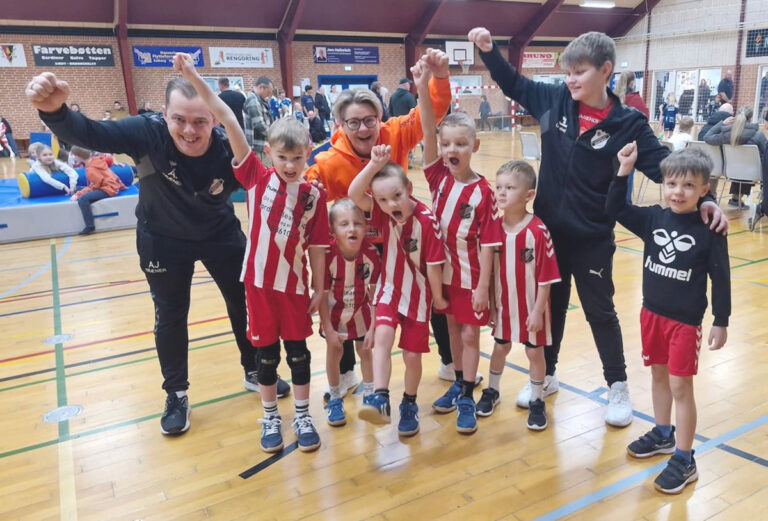 Børnehåndboldstævne i Flauenskjold Hallen