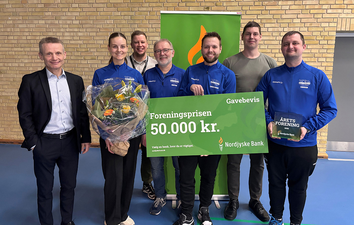 Volleyballklub i Jerslev vinder Nordjyske Banks foreningspris Volleyballklub i Jerslev vinder Nordjyske Banks foreningspris