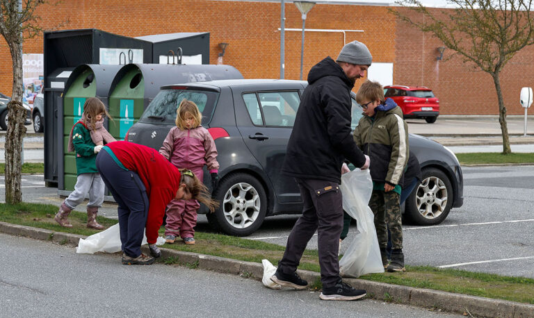 En flot fælles indsats om at gøre Østervrå ren