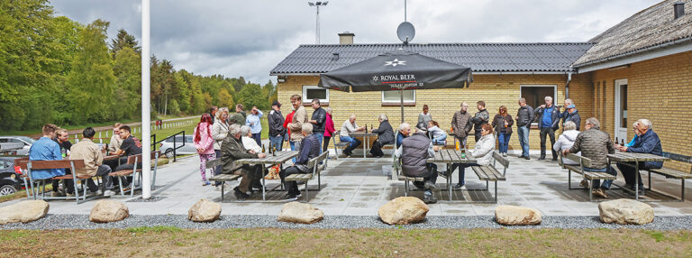 Indvielse af ny terrasse i Lyngså