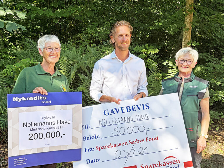 Store donationer til Nellemanns Have