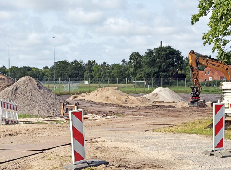 Regnvandsbassin og fornyelse af kloak ved Nordens Allé i Sæby